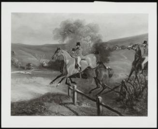 Count Sandor's Hunting Exploits In Leicestershire; The Count On Harlequin Leaps Over Sir James Musgrave, His Horse And All, 1831 - One Of A Set Of Ten
