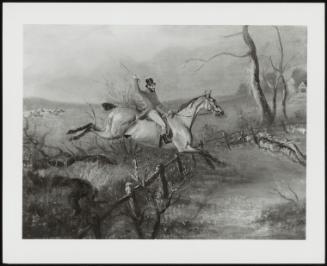 Count Sandor's Hunting Exploit's In Leicestershire: The Count On 'nimrod Clears A Large Oc-Fence, 1831 - One Of A Set Of Ten