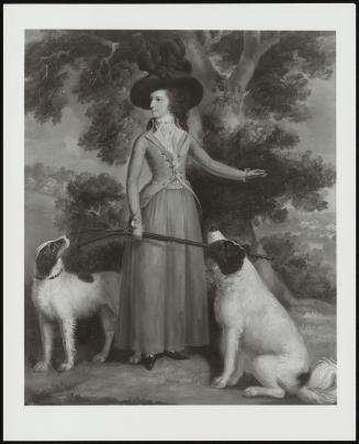 The Countess Of Effingham With Her Dogs, 1787