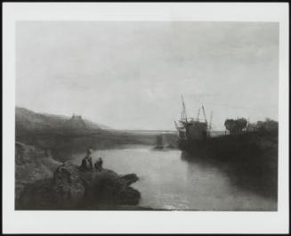 Harlech Castle, 1799 (Harlech Castle, Taken From Twygwyn Ferry, Summer's Evening, Twilight)