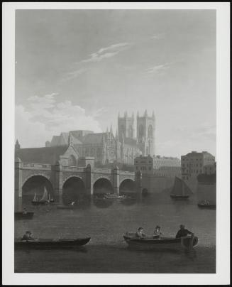 Westminster Abbey And Old Westminster Bridge Seen From The South Bank Of The Thames, 1794