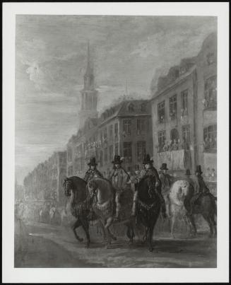 Restoration Procession Of Charles II At Cheapside, ca. 1745