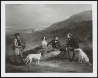 Scene At Middlesmoor-G H & E H Reynard With Their Keeper Tully Lamb And Pointers, Melton Mowbray, 1836