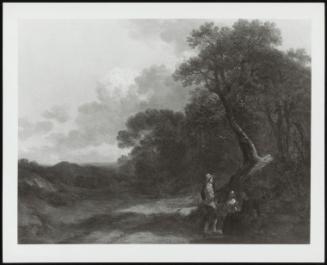 Wooden Landscape With A Man Talking To Two Seated Women, C Early 1760's (A Landscape With A Group Of Figures In A Conversation At The Edge Of A Wood)