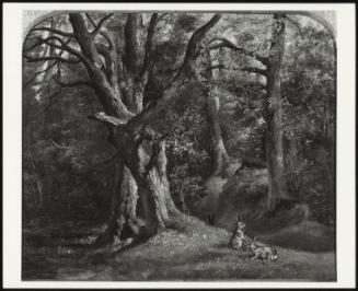 Woodland Scene With Rabbits, 1862