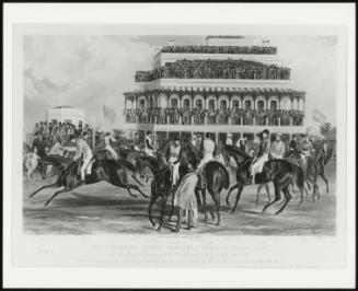Set of Four: the Liverpool Great National Steeple-Chase, 1839 Plate 1
