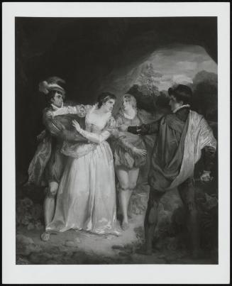 A Scene From Shakespeare's Two Gentleman Of Verona, 1792