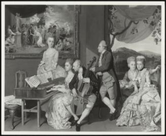 George, 3rd Earl Cowper And The Gore Family; 3rd Earl Gowper, With The Family Of Charl