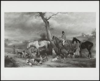 Thomas Wilkinson, Esq, M F H, With The Hurworth Hounds And Hunt Servants, Thomas Hopper, Jr And Frank Coates, 1846