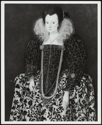 Portrait of a Woman, Traditionally Identified as Mary Clopton (born Waldegrave), of Kentwell Hall, Suffolk