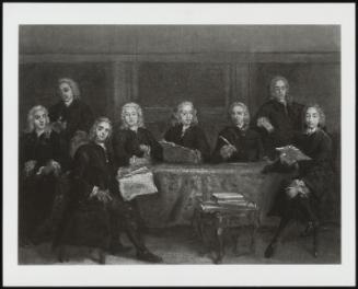 Portrait Study Group (Prepatory Study For The Committee Of The House Of Commons Investigating Conditions Of The Fleet Prison )