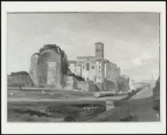 View Of The Temple Of Venus, Rome, 1840