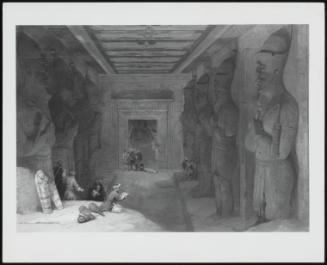 The Hypostyle Hall Of The Great Temple At Abu Simbel