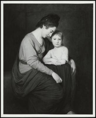 Portrait Of Mrs George Wilson And Her Daughter