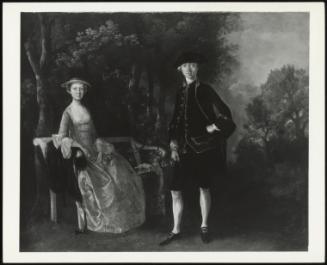 Richard Savage Lloyd And His Sister (Richard Savage Lloyd, Esq, And Miss Cecil Lloyd Seated In A Landscape)