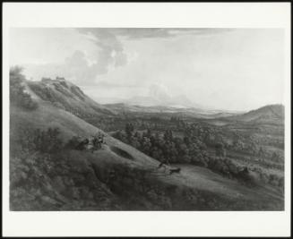 A View Of Boxhill, Surrey, With Dorking In The Distance