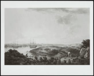 A View Of Port Mahon, Minorca, With British Men O' War At Anchor