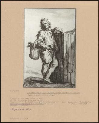 A Rustic Boy With A Basket, After Abraham Bloemaert