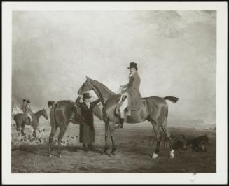 George, 5th Duke Of Gordon, On Tiny With Hounds And Grooms