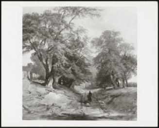 Landscape With Horseman Riding Through A Wood