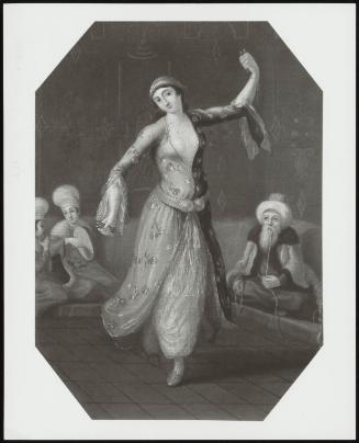 A Turkish Dancer Dancing Before Her Master- (One Of Set Of Twenty-Nine)