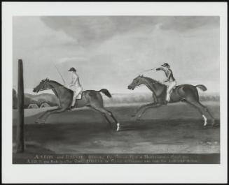Aaron And Driver Running The Second Heat At Maidenhead, August 1754 - One Of Three