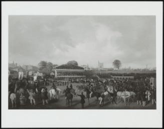 Lord Westminster's Cardinal Puff, with Sam Darling Up, Winning the Tradesman's Plate, Chester, 1839