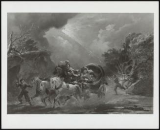 Coach in a Thunderstorm; Study of Bull