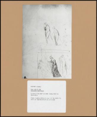 Folio 13r (P. 25) Portrait Sketches