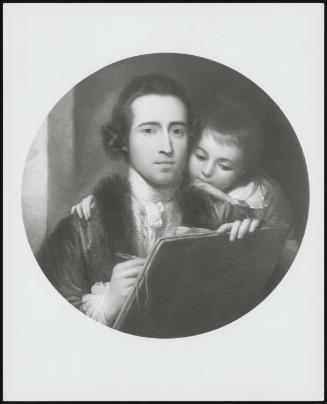 The Artist And His Son Raphael - One Of A Pair