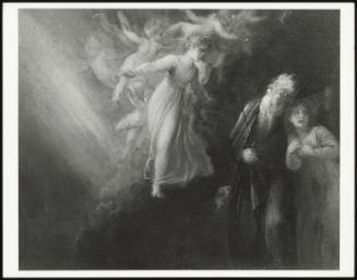 Prospero, Miranda and Ariel, From the "Tempest", Act I, Scene II