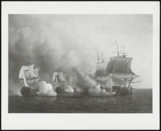 The Action Off The Cape Of Good Hope, March 9th, 1757 - One Of A Pair