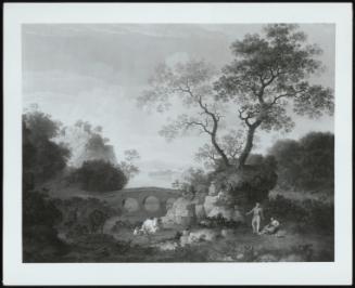 Classical Landscape With Figures Amd Cattle (Landscape)