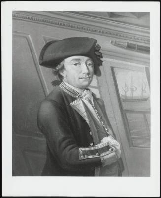 Captain William Locker, (Portrait Of William Locker, Captain Of H M S 'the Queen, Half-Length In Grey Coat, White Waistcoat, And Black Hat)