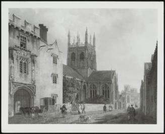 View Of Merton College, Oxford - One Of A Pair