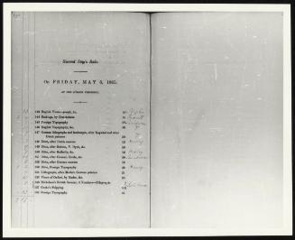  Catalogue of the Splendid Collection of Water-Colour Drawings, Formed by that distinguished Patron of Art, Elhanan Bicknell, Esq., deceased (London, 1863) 