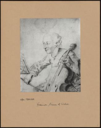 After Mereier: Frederick Lewis, Prince Of Wales Playing The Violincello