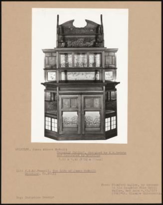 Mahogany Cabinet, Designed by E. W. Godwin and Decorated by Whistler