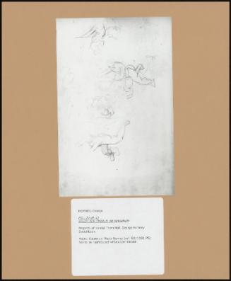 Folio 2v (P. 4) Study for Cherub Or Seraphim