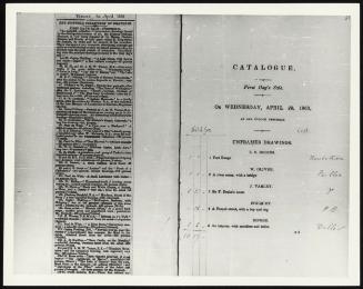  Catalogue of the Splendid Collection of Water-Colour Drawings, Formed by that distinguished Patron of Art, Elhanan Bicknell, Esq., deceased (London, 1863) 