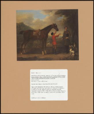 Portrait Of Charles Lennox, 2nd Duke Of Richmond And Lennox And Later Duke Of Aubigny (1701-1750) With A Bay Hunter Held By A Groom