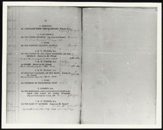  Catalogue of the Splendid Collection of Water-Colour Drawings, Formed by that distinguished Patron of Art, Elhanan Bicknell, Esq., deceased (London, 1863) 