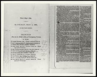  Catalogue of the Splendid Collection of Water-Colour Drawings, Formed by that distinguished Patron of Art, Elhanan Bicknell, Esq., deceased (London, 1863) 