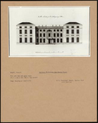 Tatton: Elevation for South Front