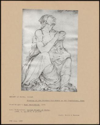 Drawing of the Drunken Old Woman in the Capitoline, Rome