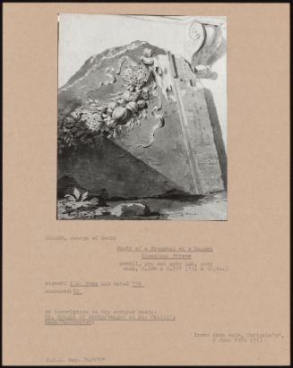 Study of a Fragment of a Ruined Classical Frieze