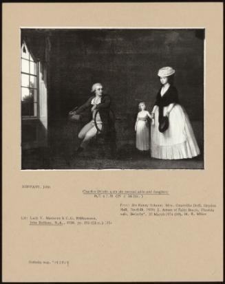 Charles Dibdin With His Second Wife And Daughter