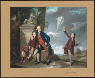 Portrait Of George Fitzgerald With His Sons, George And Charles