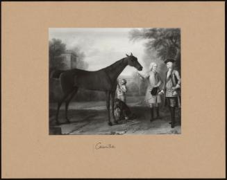 Camilla, the Racehorse with Attendants and Her Owner the Duke of Bolton (d. 1722)