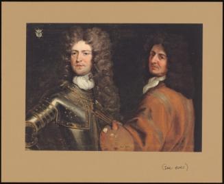 Double Portrait Of The Artist, In A Buff Coat, With A Palette And Brushes In His Left Hand, With Brigadier-General Robert Killigrew (1660 - 1707)